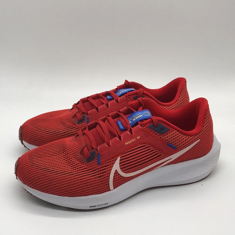New Men’s Air Zoom Pegasus 4 Blue/White/Red DV3853-600 NWOB - Picture 4 of 5